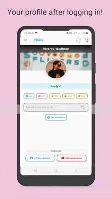 Flikers - Get FB reactions android App screenshot 1